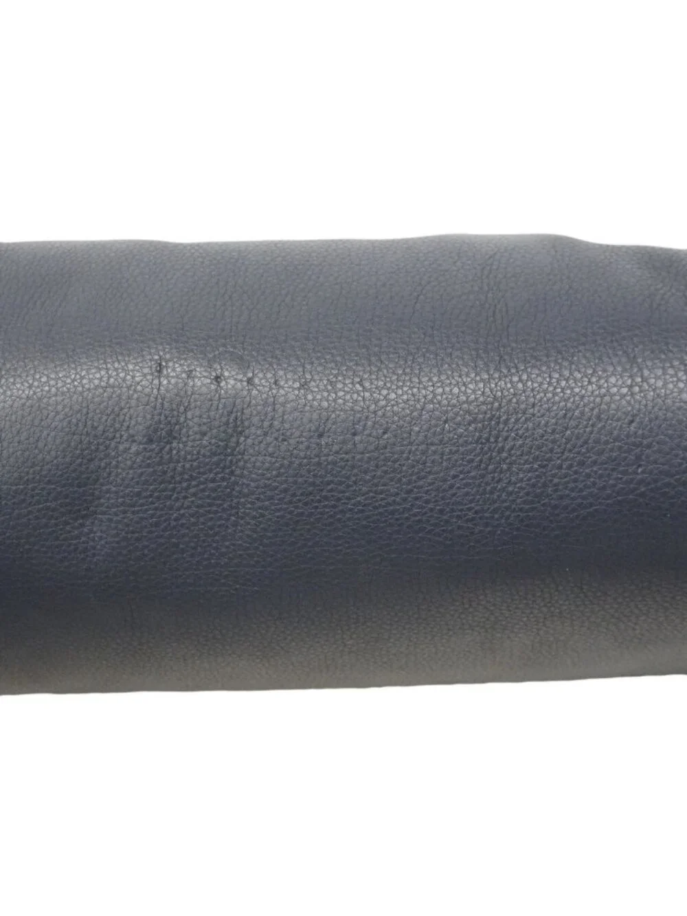Chanel Shoulder Bag Boy Lambskin Navy Silver